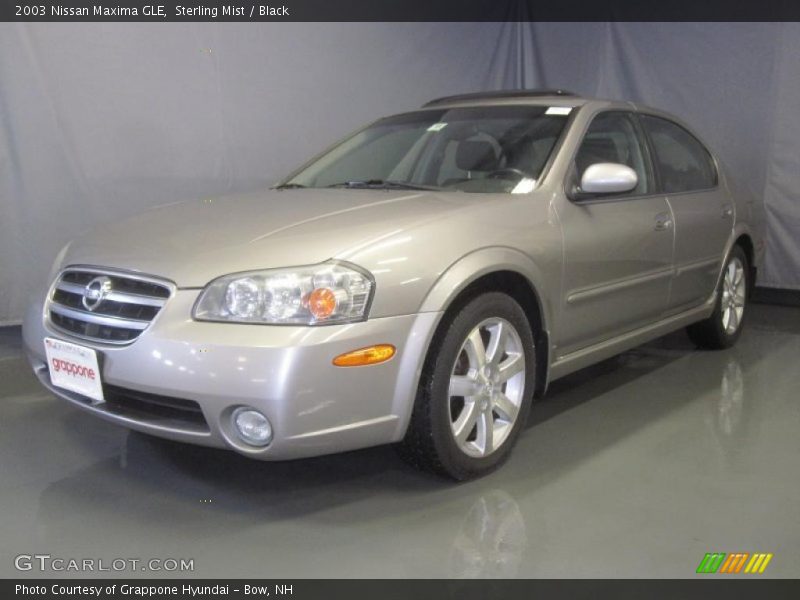 Sterling Mist / Black 2003 Nissan Maxima GLE