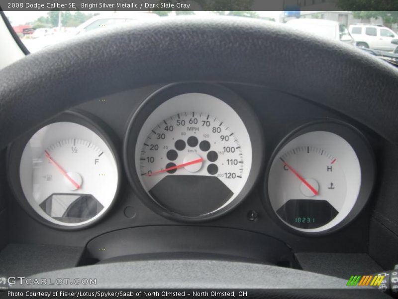 Bright Silver Metallic / Dark Slate Gray 2008 Dodge Caliber SE