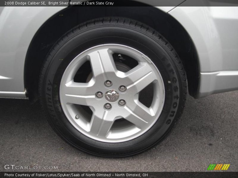 Bright Silver Metallic / Dark Slate Gray 2008 Dodge Caliber SE
