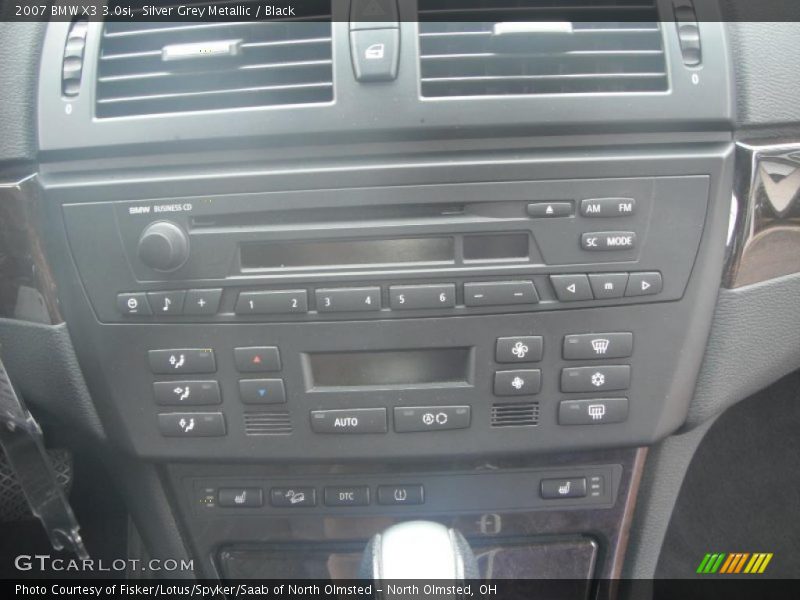 Silver Grey Metallic / Black 2007 BMW X3 3.0si