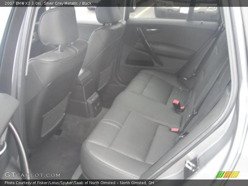 Silver Grey Metallic / Black 2007 BMW X3 3.0si