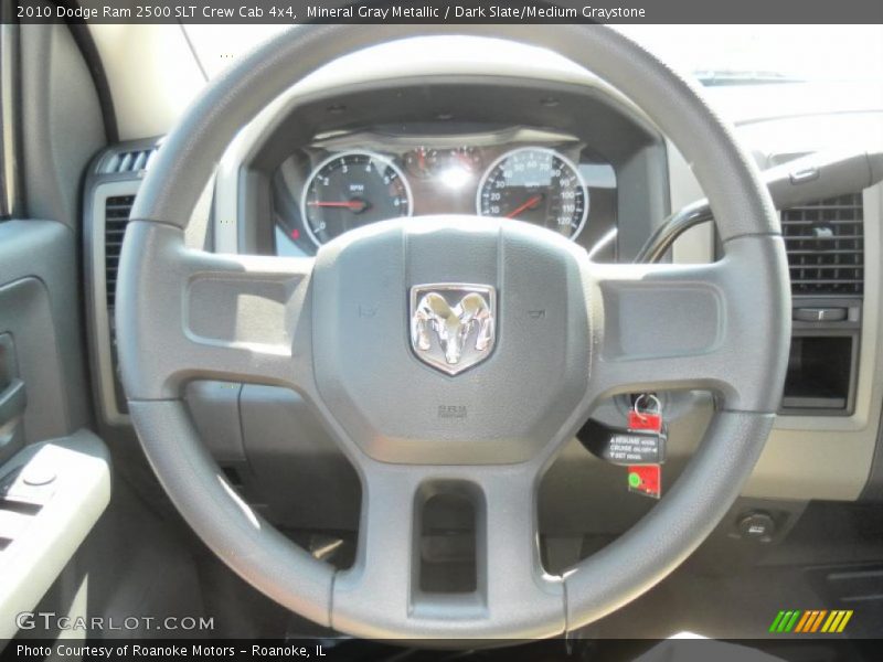 Mineral Gray Metallic / Dark Slate/Medium Graystone 2010 Dodge Ram 2500 SLT Crew Cab 4x4
