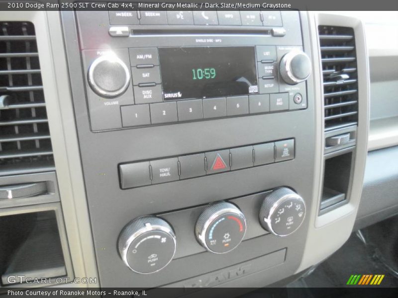 Mineral Gray Metallic / Dark Slate/Medium Graystone 2010 Dodge Ram 2500 SLT Crew Cab 4x4