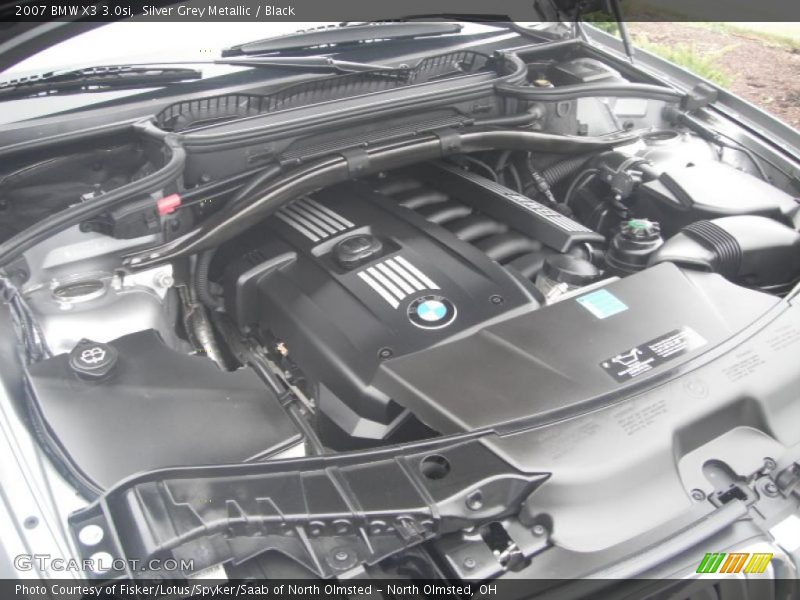 Silver Grey Metallic / Black 2007 BMW X3 3.0si
