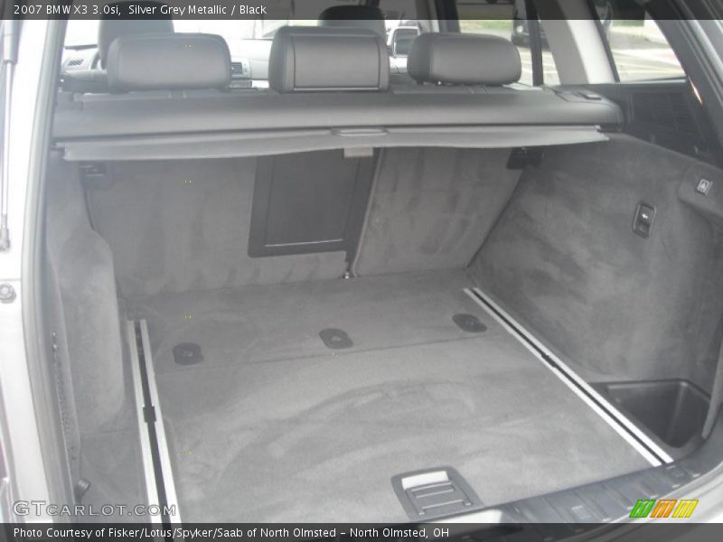 Silver Grey Metallic / Black 2007 BMW X3 3.0si