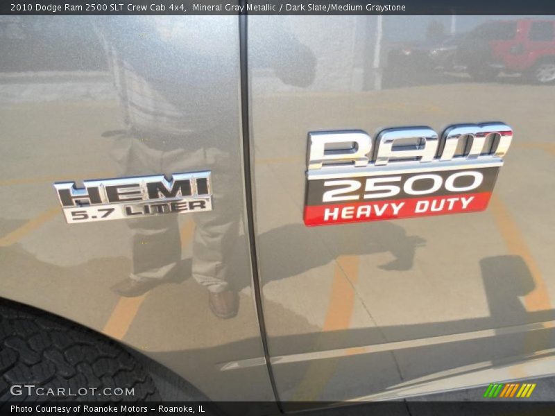 Mineral Gray Metallic / Dark Slate/Medium Graystone 2010 Dodge Ram 2500 SLT Crew Cab 4x4