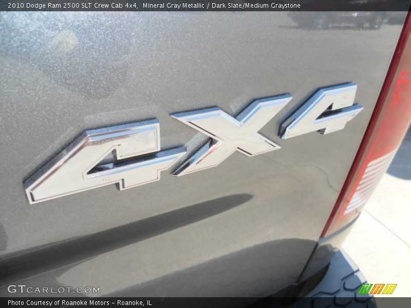 Mineral Gray Metallic / Dark Slate/Medium Graystone 2010 Dodge Ram 2500 SLT Crew Cab 4x4