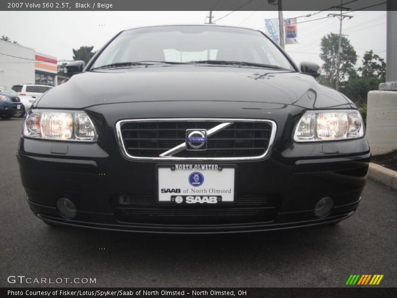 Black / Beige 2007 Volvo S60 2.5T