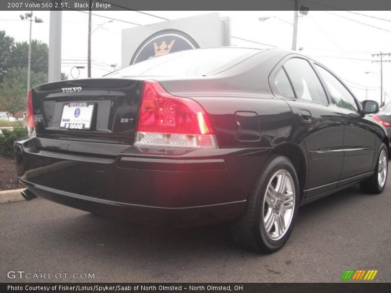 Black / Beige 2007 Volvo S60 2.5T