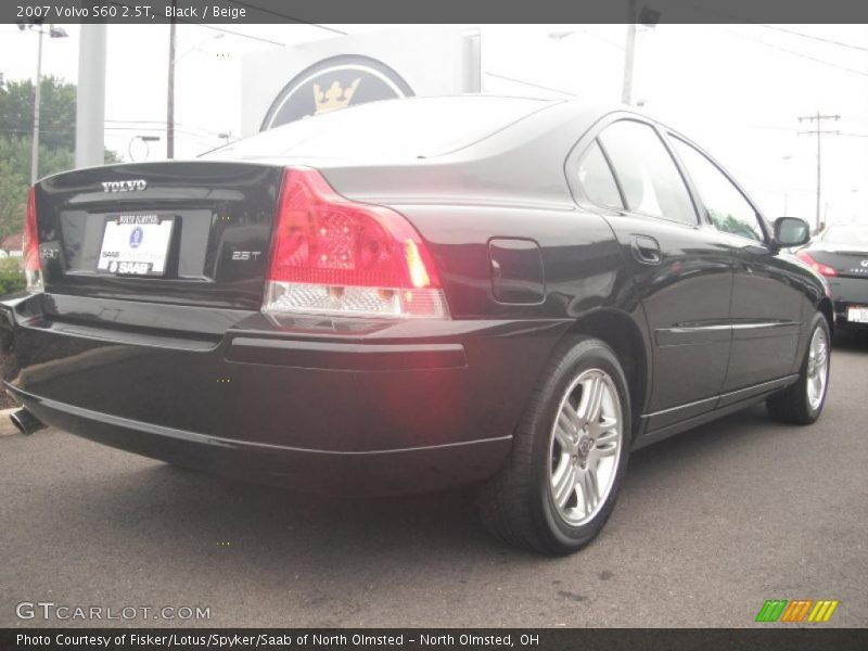 Black / Beige 2007 Volvo S60 2.5T
