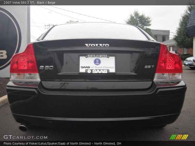 Black / Beige 2007 Volvo S60 2.5T