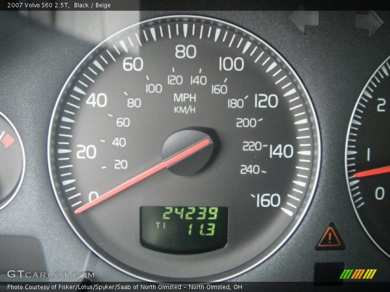 Black / Beige 2007 Volvo S60 2.5T