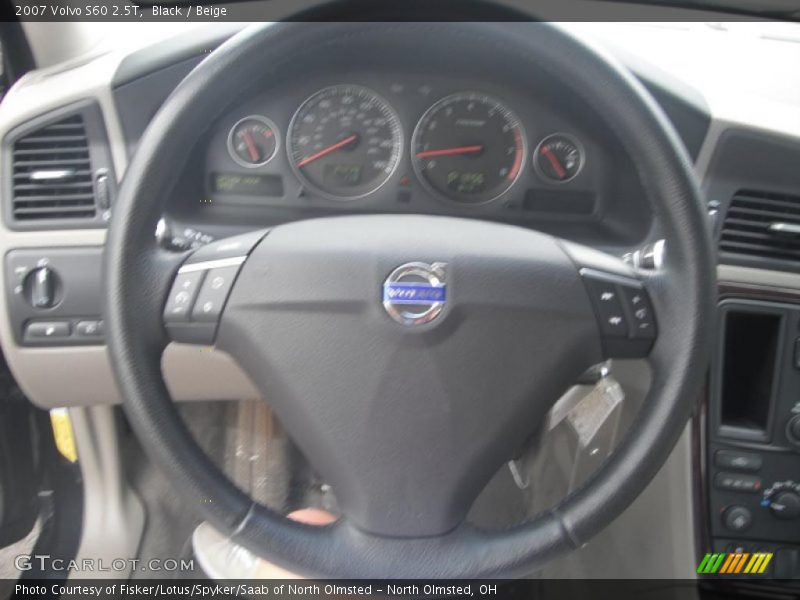 Black / Beige 2007 Volvo S60 2.5T