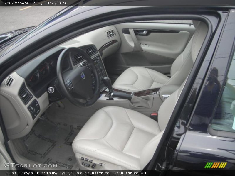 Black / Beige 2007 Volvo S60 2.5T