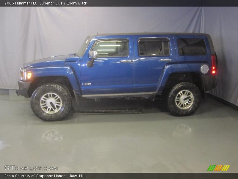 Superior Blue / Ebony Black 2006 Hummer H3