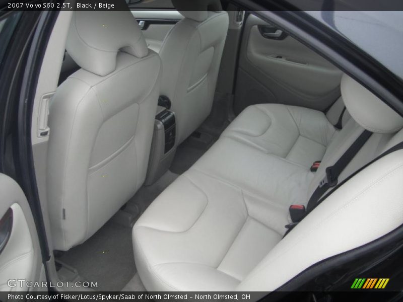 Black / Beige 2007 Volvo S60 2.5T
