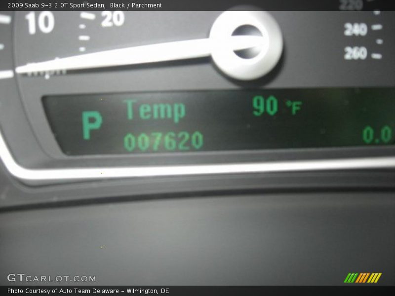 Black / Parchment 2009 Saab 9-3 2.0T Sport Sedan