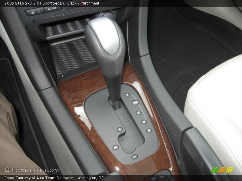 Black / Parchment 2009 Saab 9-3 2.0T Sport Sedan