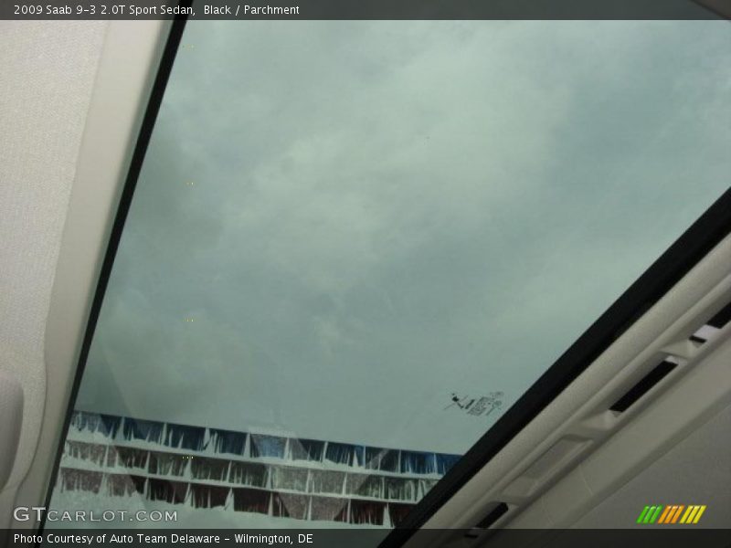 Black / Parchment 2009 Saab 9-3 2.0T Sport Sedan