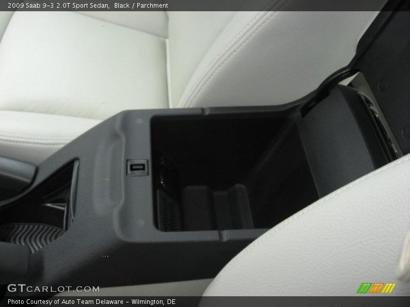 Black / Parchment 2009 Saab 9-3 2.0T Sport Sedan
