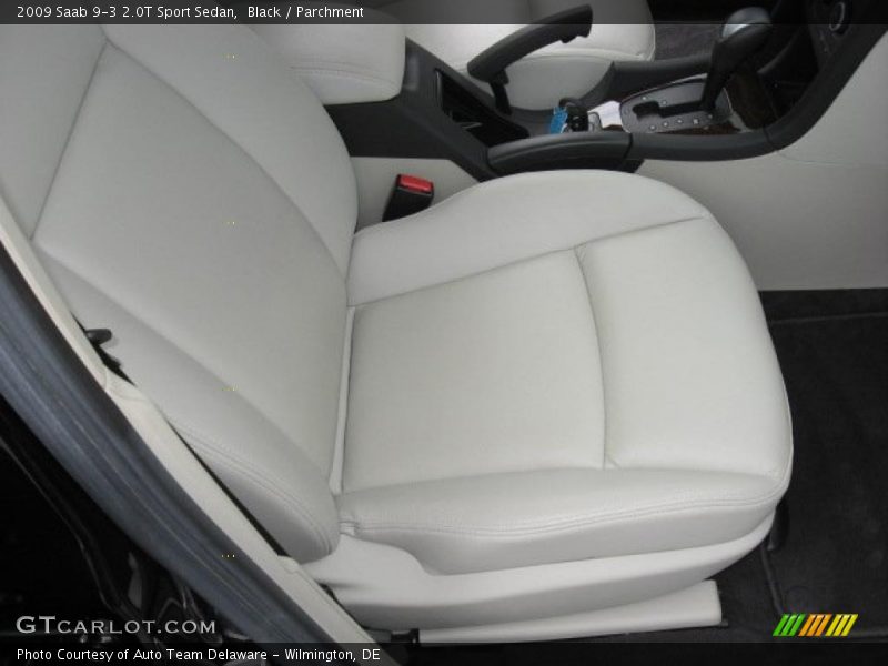 Black / Parchment 2009 Saab 9-3 2.0T Sport Sedan