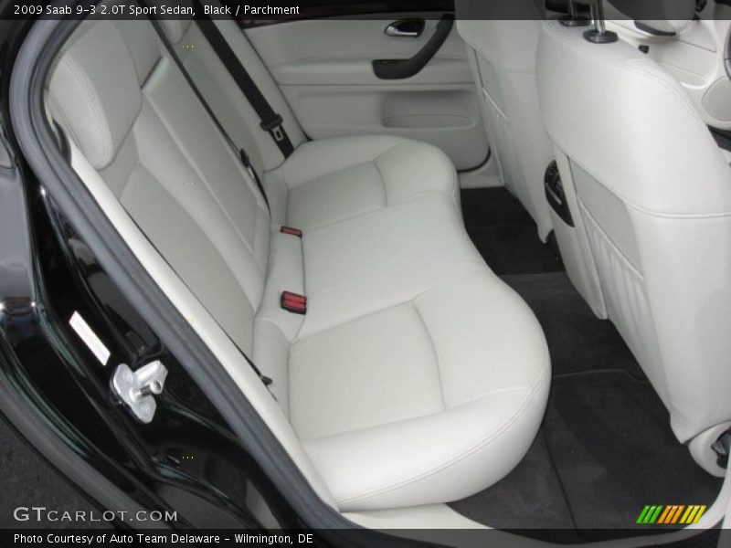 Black / Parchment 2009 Saab 9-3 2.0T Sport Sedan