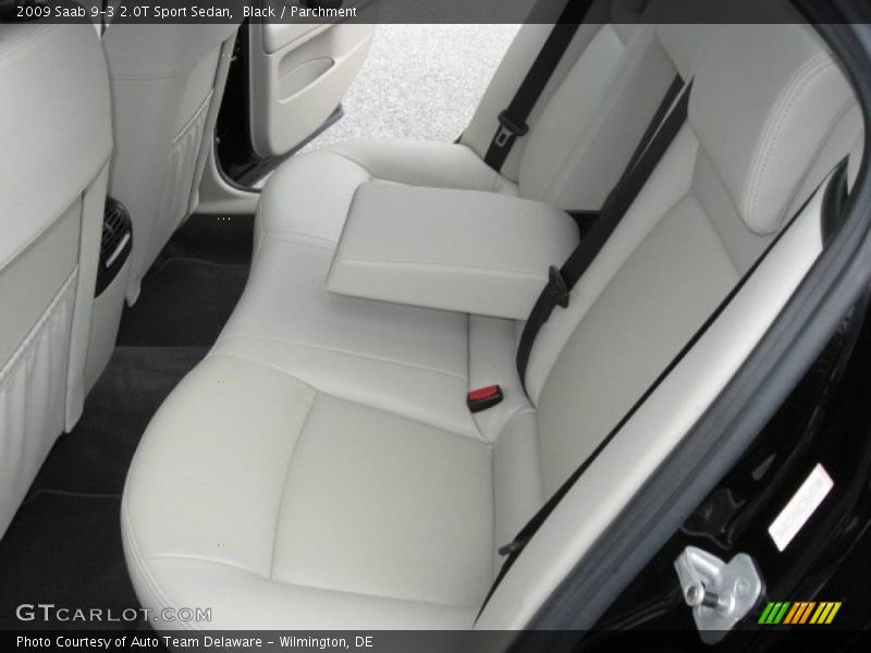 Black / Parchment 2009 Saab 9-3 2.0T Sport Sedan