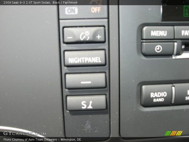 Black / Parchment 2009 Saab 9-3 2.0T Sport Sedan
