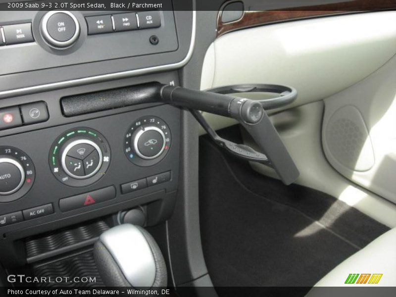 Black / Parchment 2009 Saab 9-3 2.0T Sport Sedan