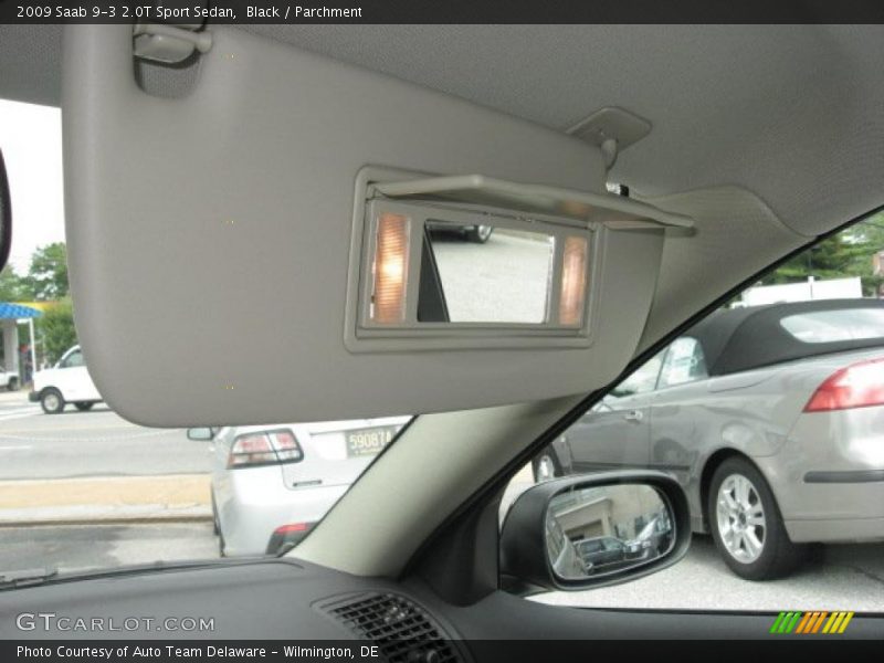 Black / Parchment 2009 Saab 9-3 2.0T Sport Sedan