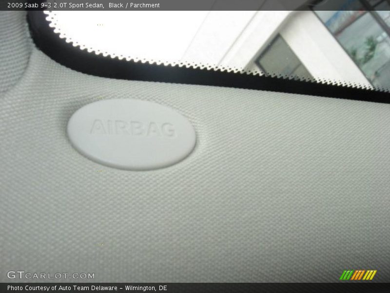 Black / Parchment 2009 Saab 9-3 2.0T Sport Sedan