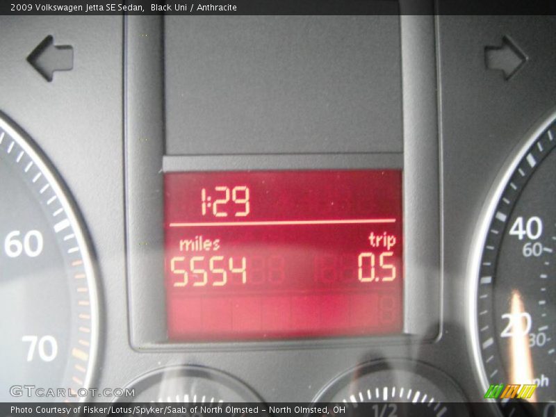 Black Uni / Anthracite 2009 Volkswagen Jetta SE Sedan