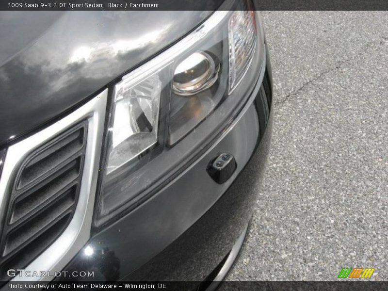 Black / Parchment 2009 Saab 9-3 2.0T Sport Sedan