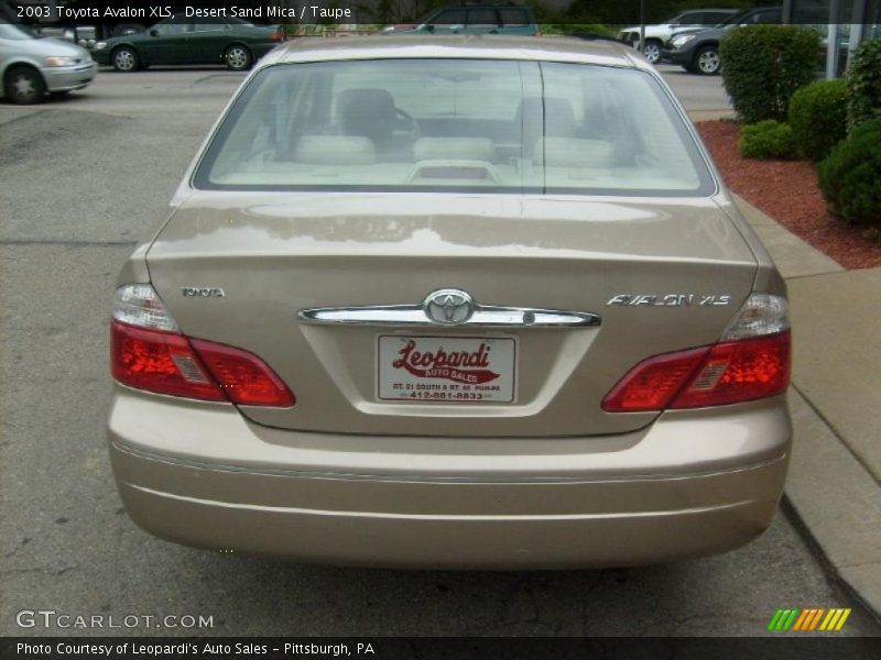 Desert Sand Mica / Taupe 2003 Toyota Avalon XLS