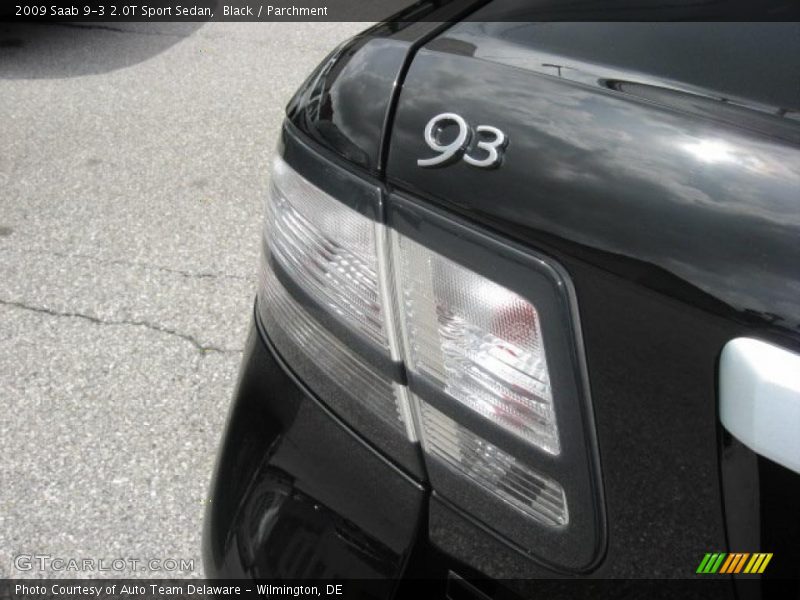 Black / Parchment 2009 Saab 9-3 2.0T Sport Sedan