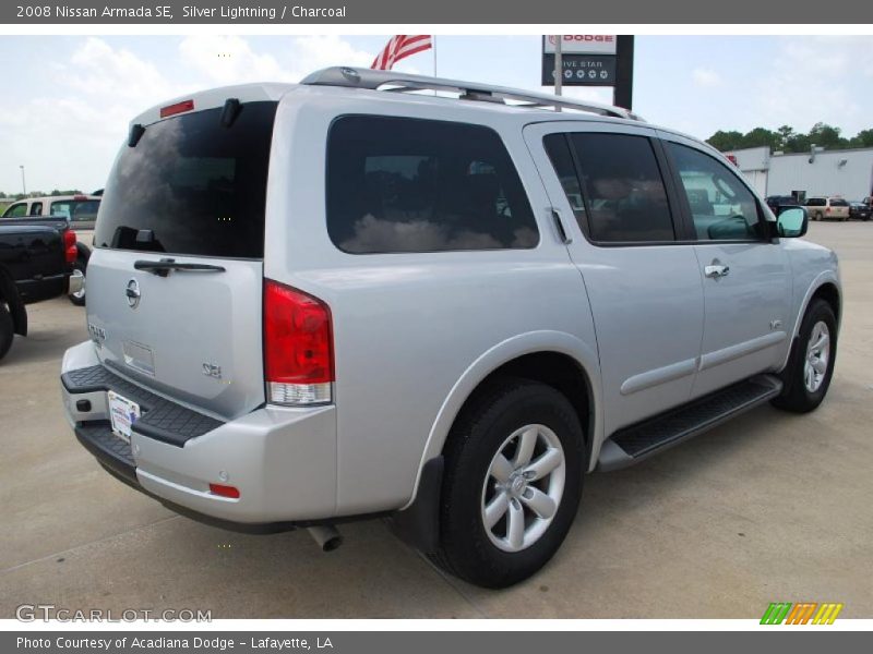 Silver Lightning / Charcoal 2008 Nissan Armada SE