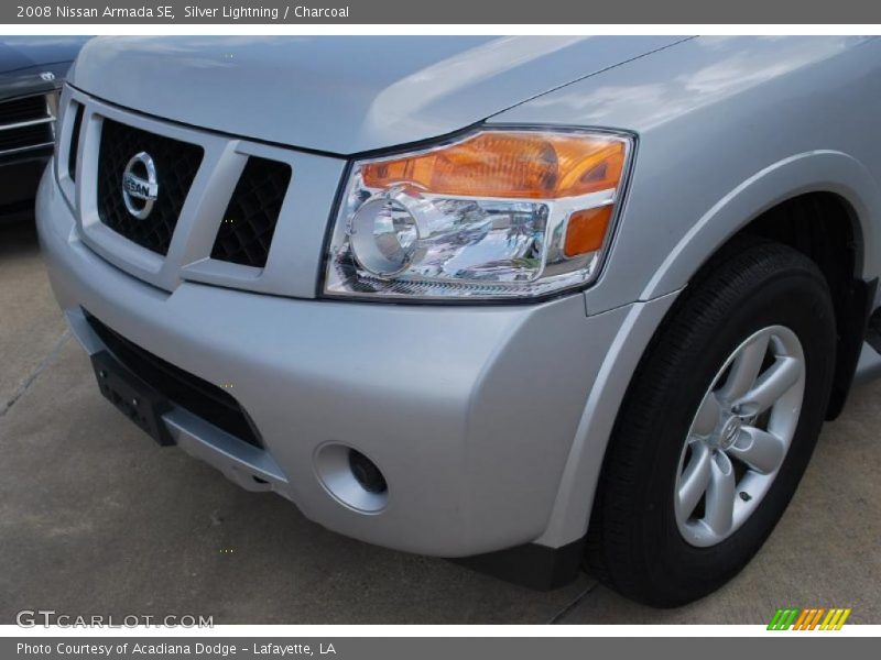 Silver Lightning / Charcoal 2008 Nissan Armada SE