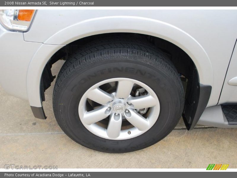 Silver Lightning / Charcoal 2008 Nissan Armada SE