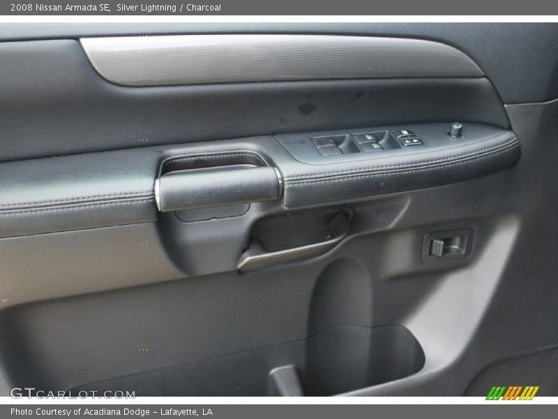 Silver Lightning / Charcoal 2008 Nissan Armada SE