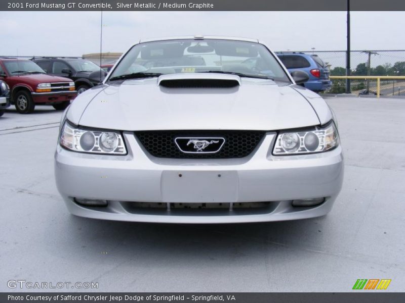 Silver Metallic / Medium Graphite 2001 Ford Mustang GT Convertible