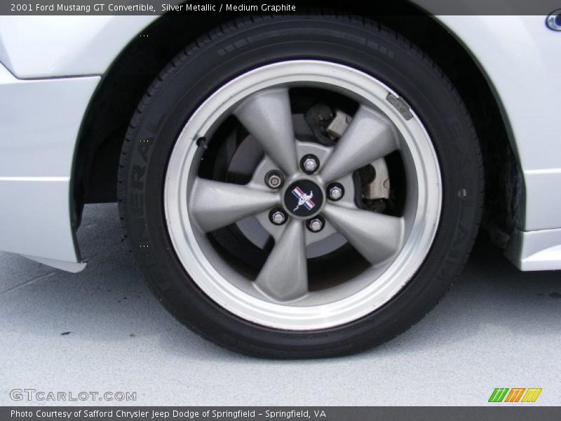 Silver Metallic / Medium Graphite 2001 Ford Mustang GT Convertible