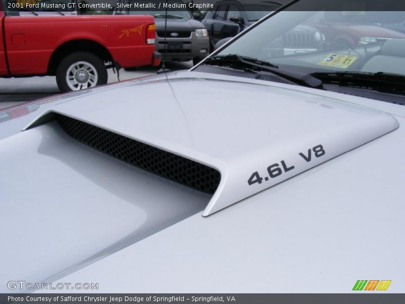 Silver Metallic / Medium Graphite 2001 Ford Mustang GT Convertible