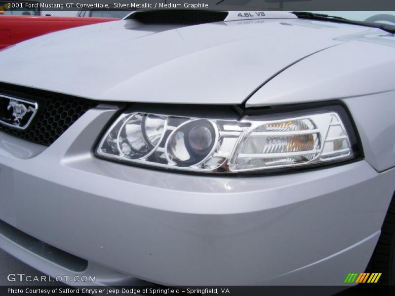 Silver Metallic / Medium Graphite 2001 Ford Mustang GT Convertible
