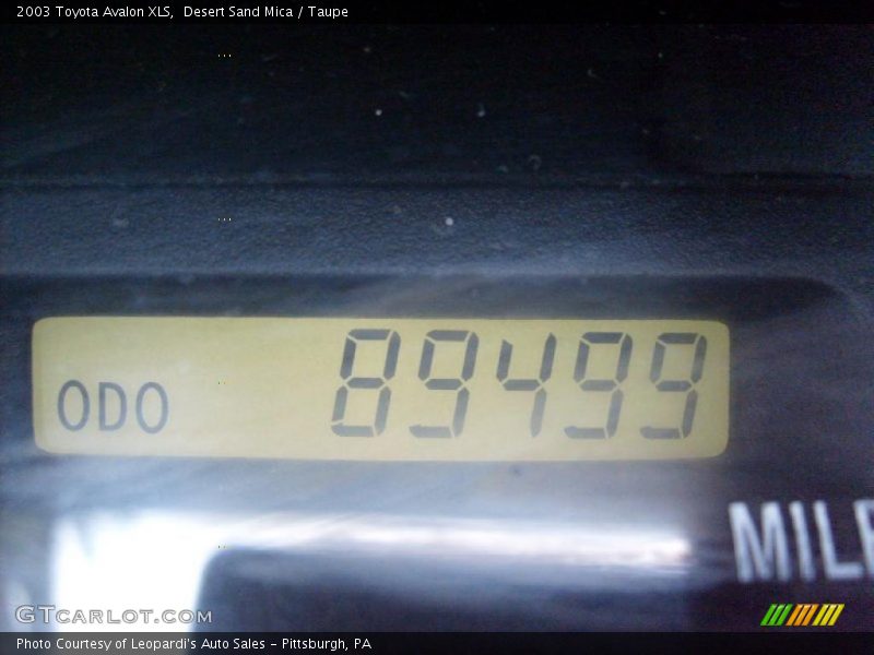 Desert Sand Mica / Taupe 2003 Toyota Avalon XLS