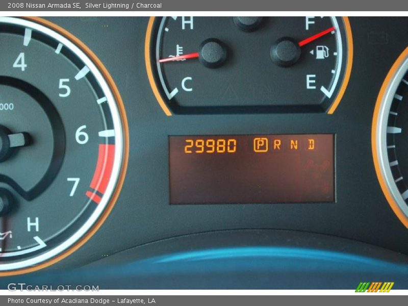 Silver Lightning / Charcoal 2008 Nissan Armada SE