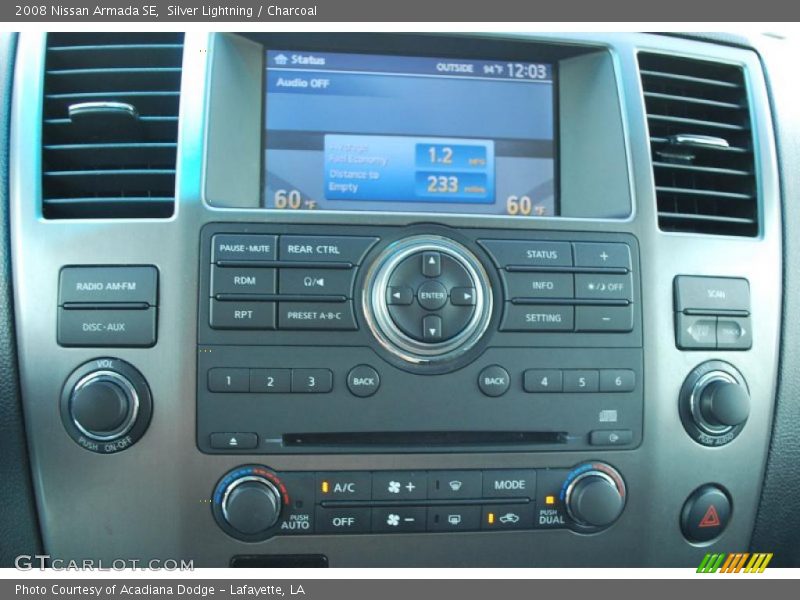 Silver Lightning / Charcoal 2008 Nissan Armada SE