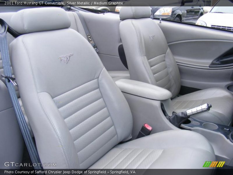 Silver Metallic / Medium Graphite 2001 Ford Mustang GT Convertible