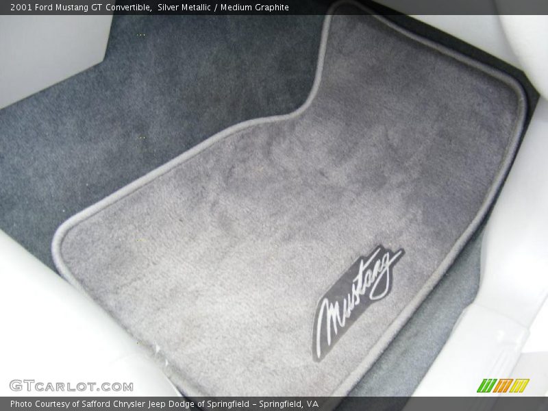 Silver Metallic / Medium Graphite 2001 Ford Mustang GT Convertible