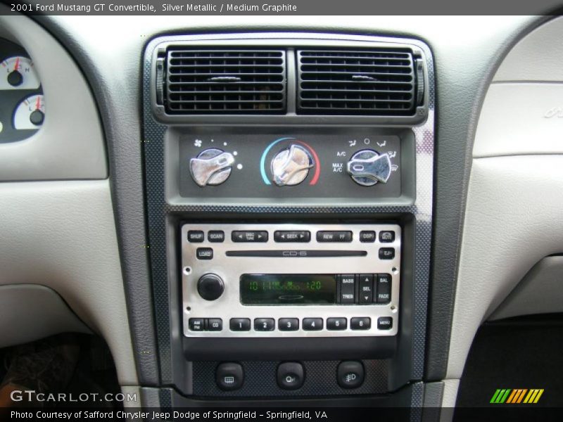 Silver Metallic / Medium Graphite 2001 Ford Mustang GT Convertible