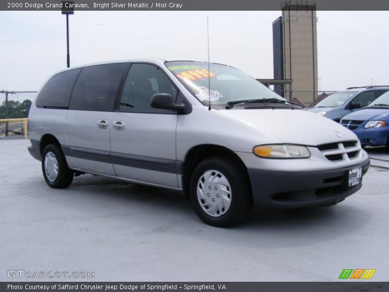 Bright Silver Metallic / Mist Gray 2000 Dodge Grand Caravan